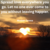 Mother Tereas Love Quote